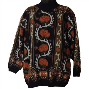 Coach + Camell?? retro style sweater.Great pattern. Good used condition .